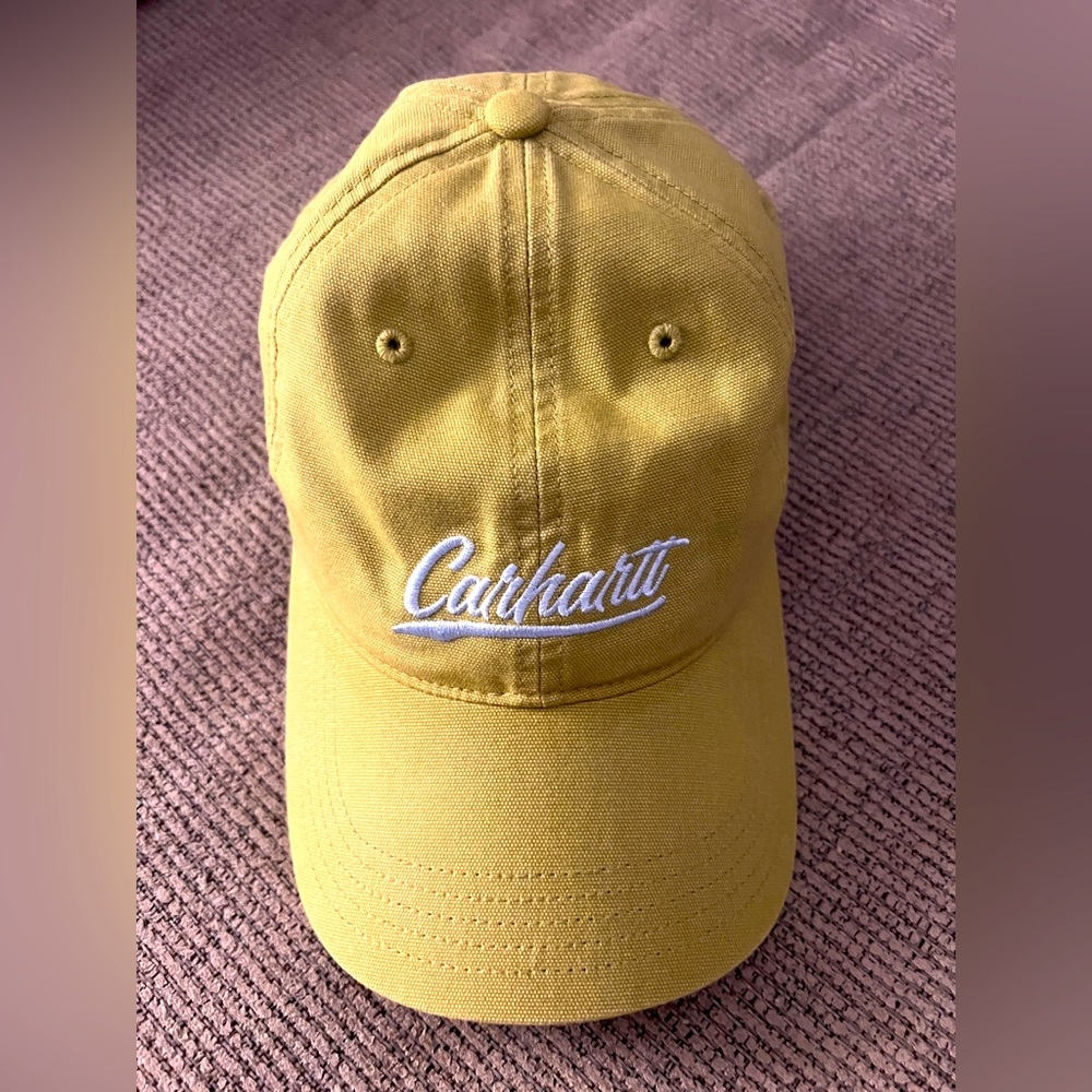 Carhartt Light Army Green Baseball Canvas Adjustable Cap Hat